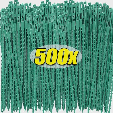 Attaches de câble réutilisables pour plantes, vignes, arbres, arbustes, support, en nylon verrouillable, fermeture éclair réglable, attache de câble, organisateur, outils (1/5)