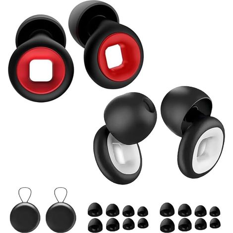 Neptune – Bouchons d'oreille réutilisables en silicone souple – Réduction sonore optimale – Confort pour sommeil et moto – Imperméables et lavables (1/5)