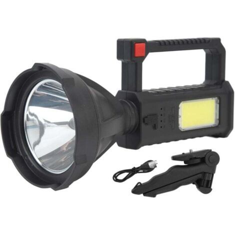 LED-Projektor, leistungsstarker und heller Projektor mit großer Reichweite, wasserdichte Taschenlampe, Outdoor-Projektor mit Multifunktionsständer (1/4)