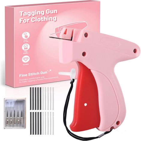 Stitch Gun - 5 Needles - 2000 Fasteners - For Clothing Repairs Hemming Quilting - DIY Home Tailoring - 1 Unit (1/5)