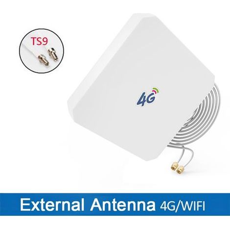 Amplificateur de signal 4G intérieur Toivize Gain 35 dB Antenne haute performance Câble TS9 2m pour routeur mobile (1/5)