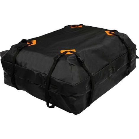Coffre de toit de voiture 420D, pliable, étanche, sac de toit de voiture, pliable et portable,112x87x44cm (1/5)