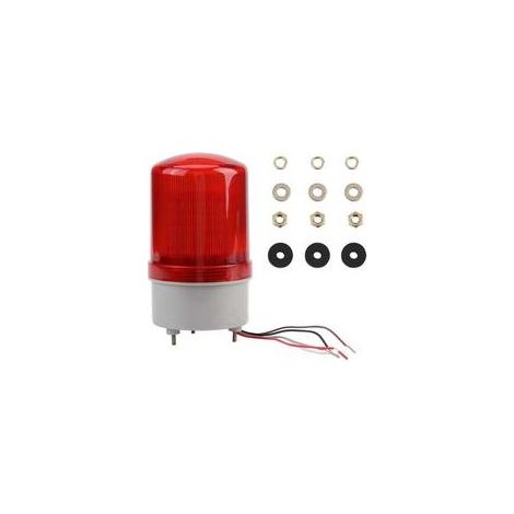 1 ampoule LED rouge de signalisation d'urgence, gyrophare rotatif, 220 V CA- (1/5)