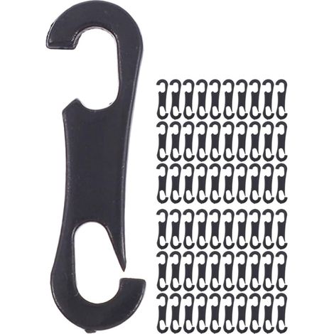 150 Crochets pour Housses et Coussins de Siège Auto en ABS 3,5 (1/5)
