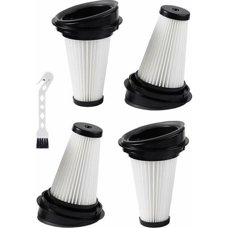 Filtre Aspirateur - HEPA H12 - Pour Aspirateurs Balai Rowenta X-Pert 3 60 Et X-Pert 160 - Lot De 4 (1/5)