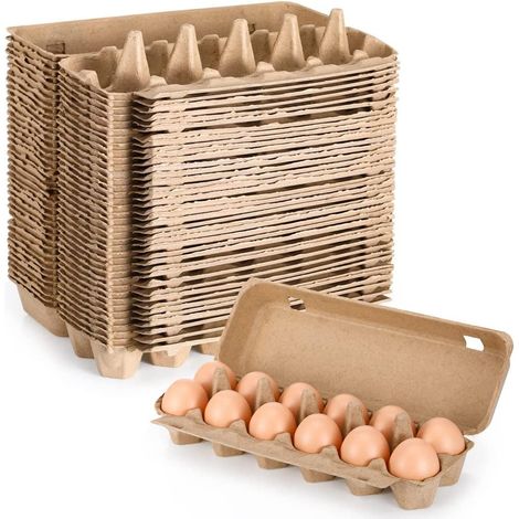 Empty Cardboard Egg Boxes Cellulose Egg Boxes Empty Egg Boxes Cellulose Egg Holder (1/5)