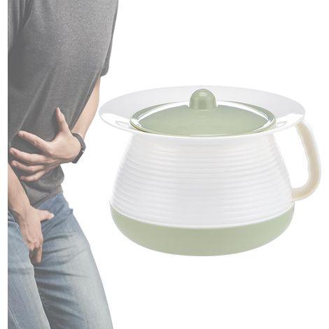 Bouteille à urine portable pour adultes avec couvercle et poignée, toilettes de nuit mobiles pour hommes, femmes, enfants et personnes âgées, adaptée à une utilisation à domicile, au lit, en voiture e (1/5)