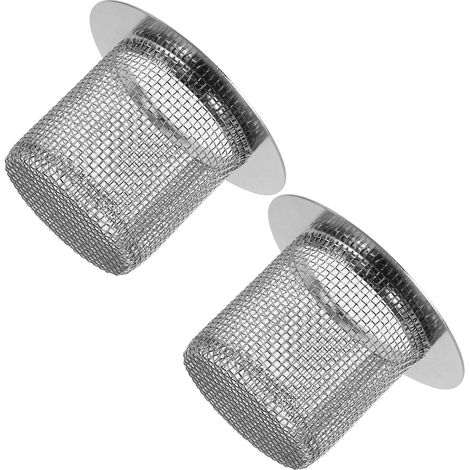 Crépine d'évier ronde 4 cm en acier inoxydable (1/5)