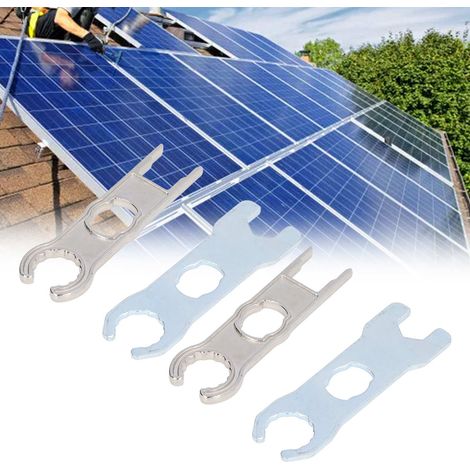 2 Pièces Clé à Connecteur Solaire Haute Dureté Léger Outil de Montage Démontage Panneau (1/5)