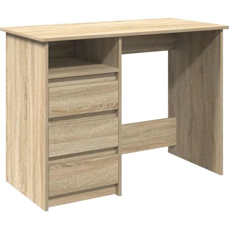 Maison Exclusive - Schreibtisch Sonoma-Eiche 102x50x75 cm Holzwer