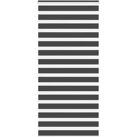 4014263 Store zèbre noir 110x200 cm largeur du tissu 105,9 cm polyester (1/5)