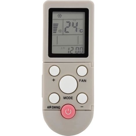 Universalfernbedienung – ZJCHAO – AUX YKR-F/001 YKR-F/09R/010 F/06 – ABS – 10 m – Kompatibel mit YKR-F/016E (1/4)