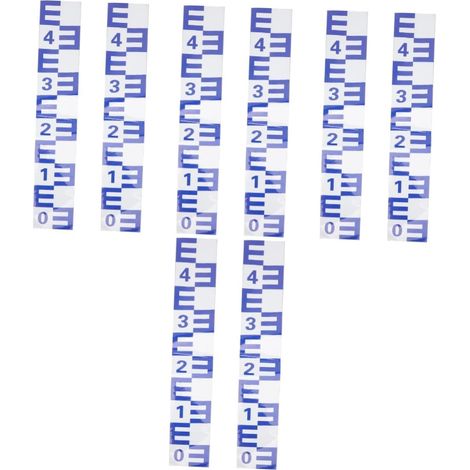 Lot De 4 Accessoires De Piscine Jauge Adhésive Facile À Utiliser Outil De Niveau Deau Autocollant Réfléchissant pour La Mesure du Niveau Deau 2 Pièces X 4 (1/5)