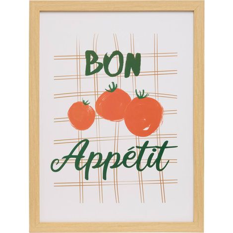 Póster enmarcado de Berny, 21 x 30 cm, rojo - Atmosphera créateur d'intérieur (1/3)