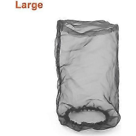 Yetaha Universal Car Cone Air Filter Protective Cover Oilproof Waterproof Dustproof For High Flow Air Intake Filters Black( L) (1/5)