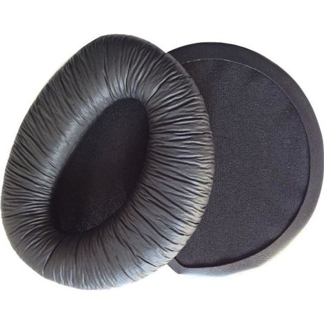 Une paire de coussins mous remplacement mousse PU coussinets d\'oreille Oreillettes pour Sennheiser RS160 RS170 RS180 Casque (Noir)