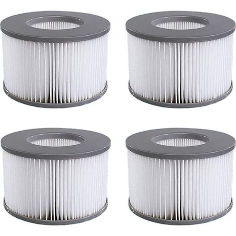Filtro Spa Lite para MSPA, Filtro para MSPA Lite, Filtro para hidromasaje MSPA - Cartuchos de filtro para bañeras de hidromasaje y jacuzzis - Modelo de 2020 (4 unidades) (1/4)