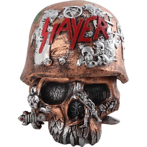 Schmuckkästchen in Totenkopfform aus Kunstharz, originelle Dekobox für Zuhause, geeignet für drinnen und draußen (1/5)