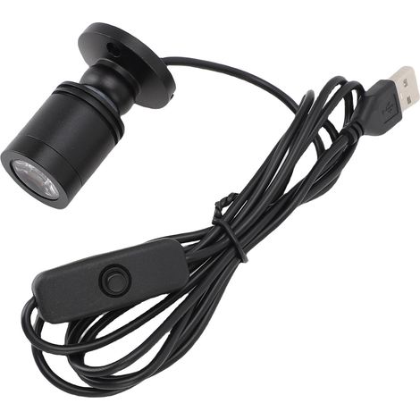 Mini projecteur LED USB 5V en aluminium pour éclairage d'ambiance intérieur, idéal pour vitrine de bijoux, tableaux et œuvres d'art. (1/5)