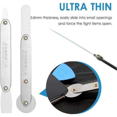 Kit de Réparation Écran Électronique, Outil d'Ouverture Fin et Flexible, Spudger Plat pour Smartphones, Tablettes, Ordinateurs Portables, Dépannage (1/5)