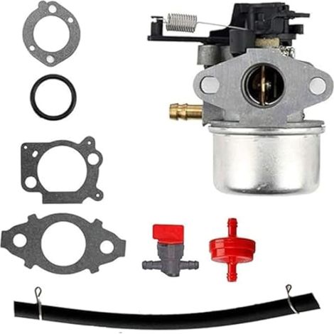 Compatible avec 216852 Carburateur avec joint Tuyau de Carburant Filtre à Carburant pour Craftsman 580.752870 580.754950 580.754891 580.754890 2600 psi Nettoyeur haute pression avec moteur (1/4)