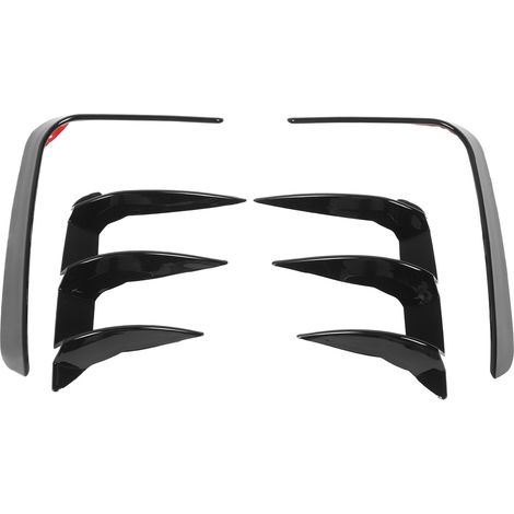 4 Lames Déflecteurs Pare-Choc Arrière Noir Brillant Style Sportif pour X3 G01 LCI M Sport (1/5)