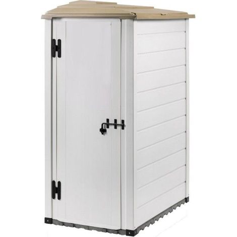PVC-Gartenhaus mit Boden 132x88x195 Tuscany Evo 100 (1/5)