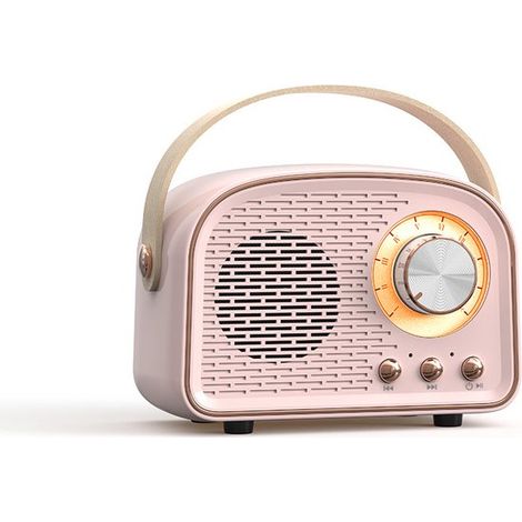 Enceinte Bluetooth - mini enceinte mignonne - Enceintes - enceinte Bluetooth portable sans fil - Rose
