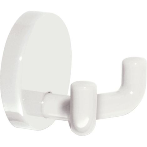 Crochet double 477.90.025 2 crochets PA 74 vert pomme D.50mm H.43,5mm (1/3)