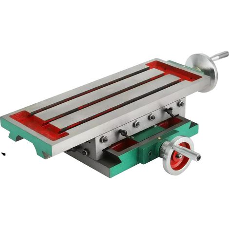 Mesa de trabajo de precisión de doble eje, diseño compacto, 450 x 170 mm (1/2)