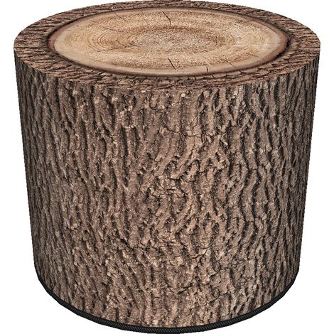 Puf impermeable Codura para hogar y jardín - Diseño Robina, elegante, cómodo, estable, con cremallera, 40 cm, Bertoni (1/5)