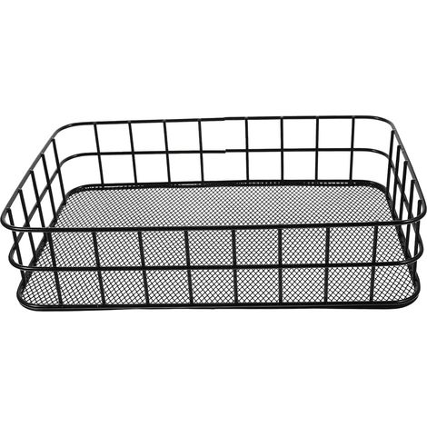 Cesta de almacenamiento de hierro para cosméticos de oficina, joyas, artículos de papelería y objetos de metal. (1/5)