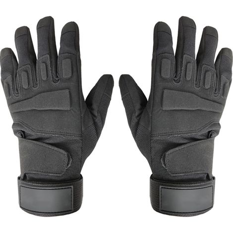 Gants à doigts longs absorbant les chocs antidérapants sauvetage en plein air protection des sports de plein air en polyester haute résistance (1/4)