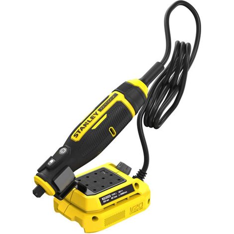 Stanley – Outil rotatif multifonctions 18V – Vitesse variable 6700-34000 trs/min – Porte-outils universel 3,2 mm – SFMCE030BXJ