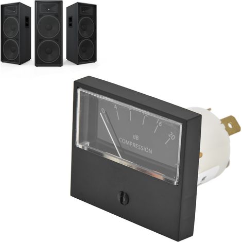 Amplificateur de puissance haute précision 12 V 20 mA (VU-mètre, vumètre à LED blanche, indicateur de volume, type à aiguille, indicateur de puissance dB) (1/5)