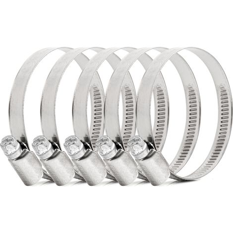 Schneckenklemme 5 Stück 40-60 mm/9 mm W2 amio-04588 (1/3)