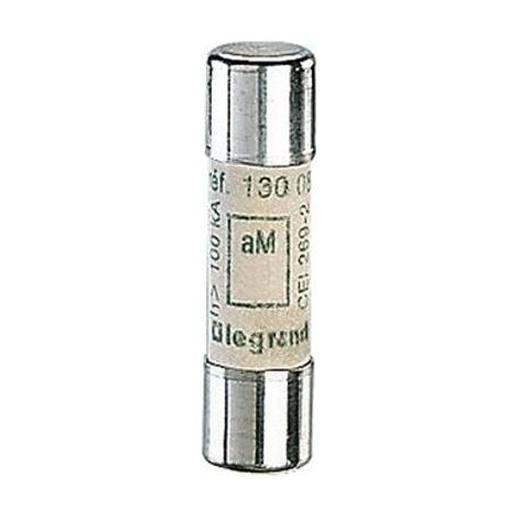 Legrand 013006 - Fusibile cilindrico aM 6A 10x38mm 500V - Senza indicatore