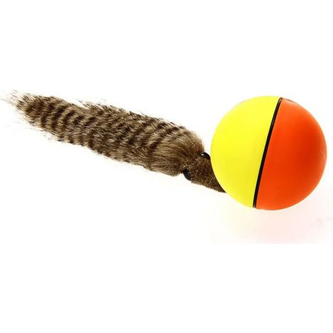 Balle de saut et de roulage pour chats, castors, furets, chiots et autres animaux de compagnie - Durable et utile (1/5)