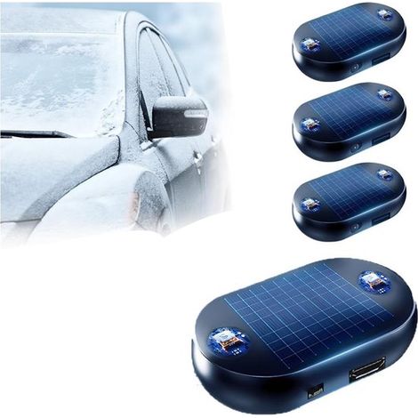 Frostschutzsysteme für Autos, elektromagnetische Schneeräumgeräte, Frostschutz Windschutzscheibenenteiser, beheizter Eiskratzer, Winterzubehör, B (1/5)