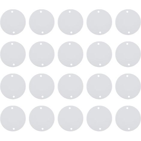 Lot de 20 Couvercle, Rond, PVC, 65mm, Imperméable, Pour Boîte De Jonction (1/5)