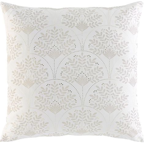 COUSSIN DÉHOUSSABLE COMPRESSE 60 x 60 CM POLYESTER IMPRIMÉ MÉTALLISÉ MAJESTIA (1/3)