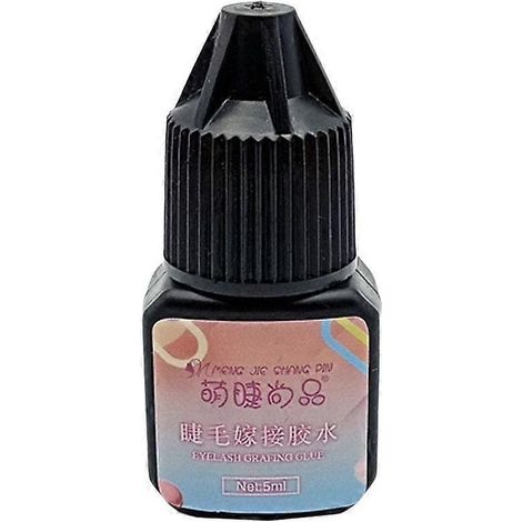 Colle pour extensions de cils 5 ml, adhésif transparent à fixation forte, formule longue durée et hypoallergénique (1/4)