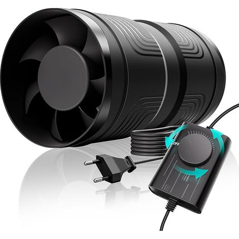 100 mm Extractor Fan with Variable Speed Control, Ventilation (1/3)