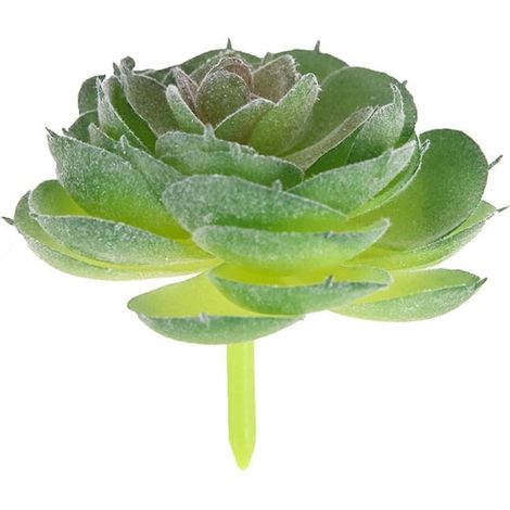 Plante Succulente Artificielle - Pot Miniature Décor Intérieur Bureau Maison - PVC Velours - 1 Pièce (1/5)