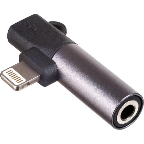Adaptador divisor de audio Akyga AK-AD-63 Lightning mini jack de 3,5 mm (1/4)