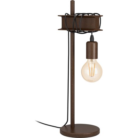 Lampe À Poser EGLO Townshend Marron E27 (1/5)