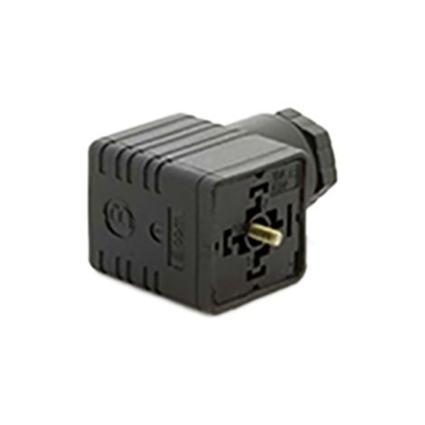 Connecteur de solénoïde, Femelle, 2P+E, Vis 10A, 250 V c.a., PG11