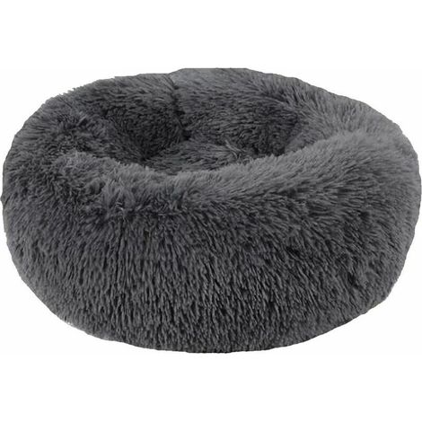 Lit Moelleux Rond pour Chien Extra Large Lavable avec Coussin,Deluxe Panier Chien Coussin Panier Donut lit pour Chien Grande Taille-40cm (1/5)