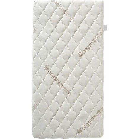 Eton Baby-Matratze Bio-Baumwolle 60x120x10 cm Weiß