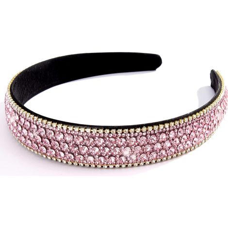Bandeau à strass brillant pour femme accessoire de coiffure vintage cadeau pour fille et femme élégant (1/5)